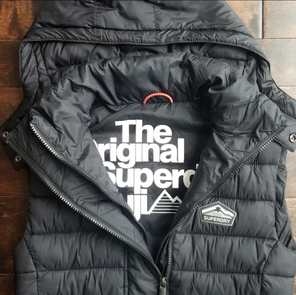 Black Superdry Vest
